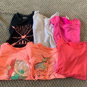 BUNDLE 6 little girls shirts